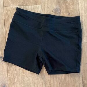 Forever 21 Black Athletic Shorts Stretchy Fit